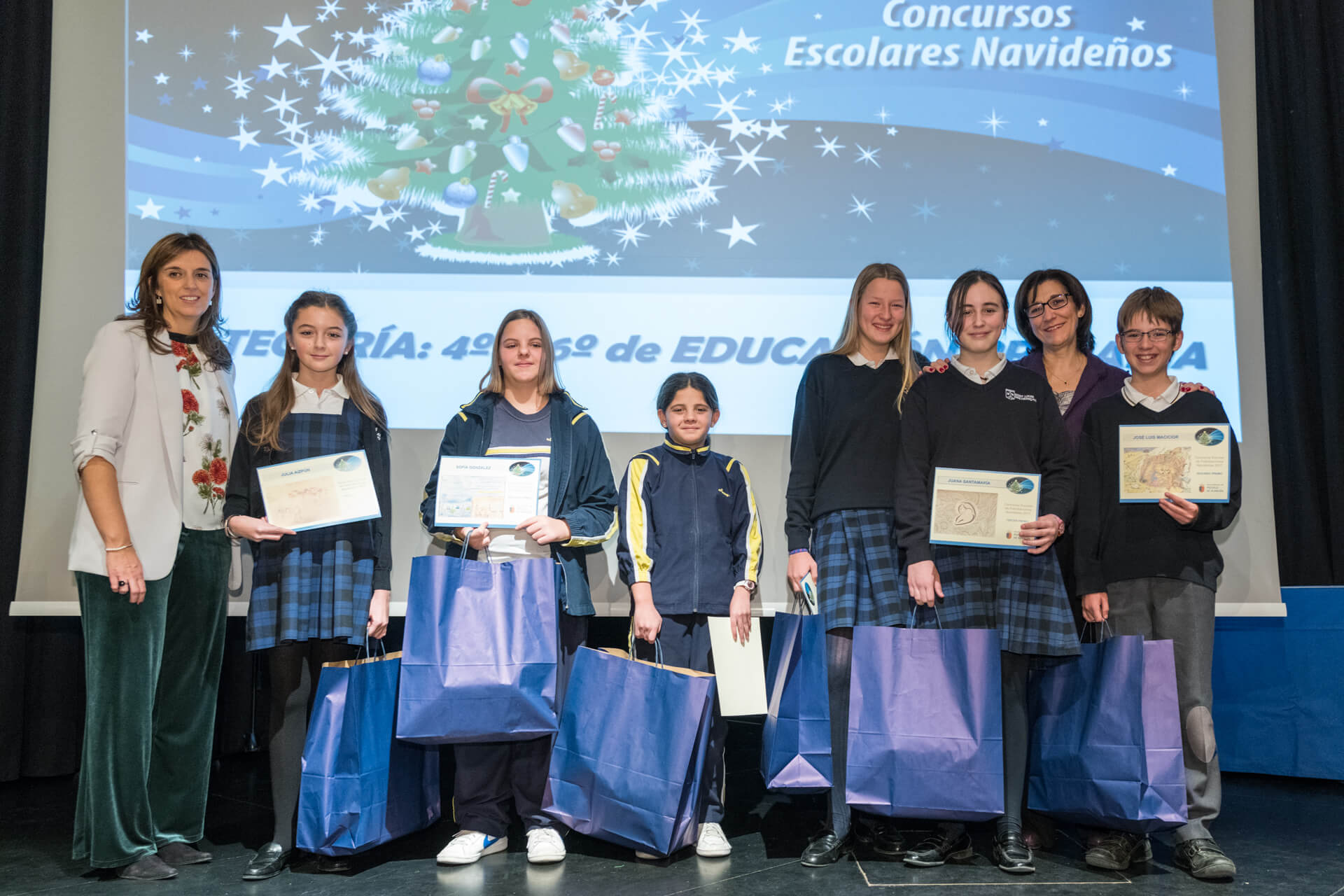 Entrega de Premios Concursos Escolares de Navidad