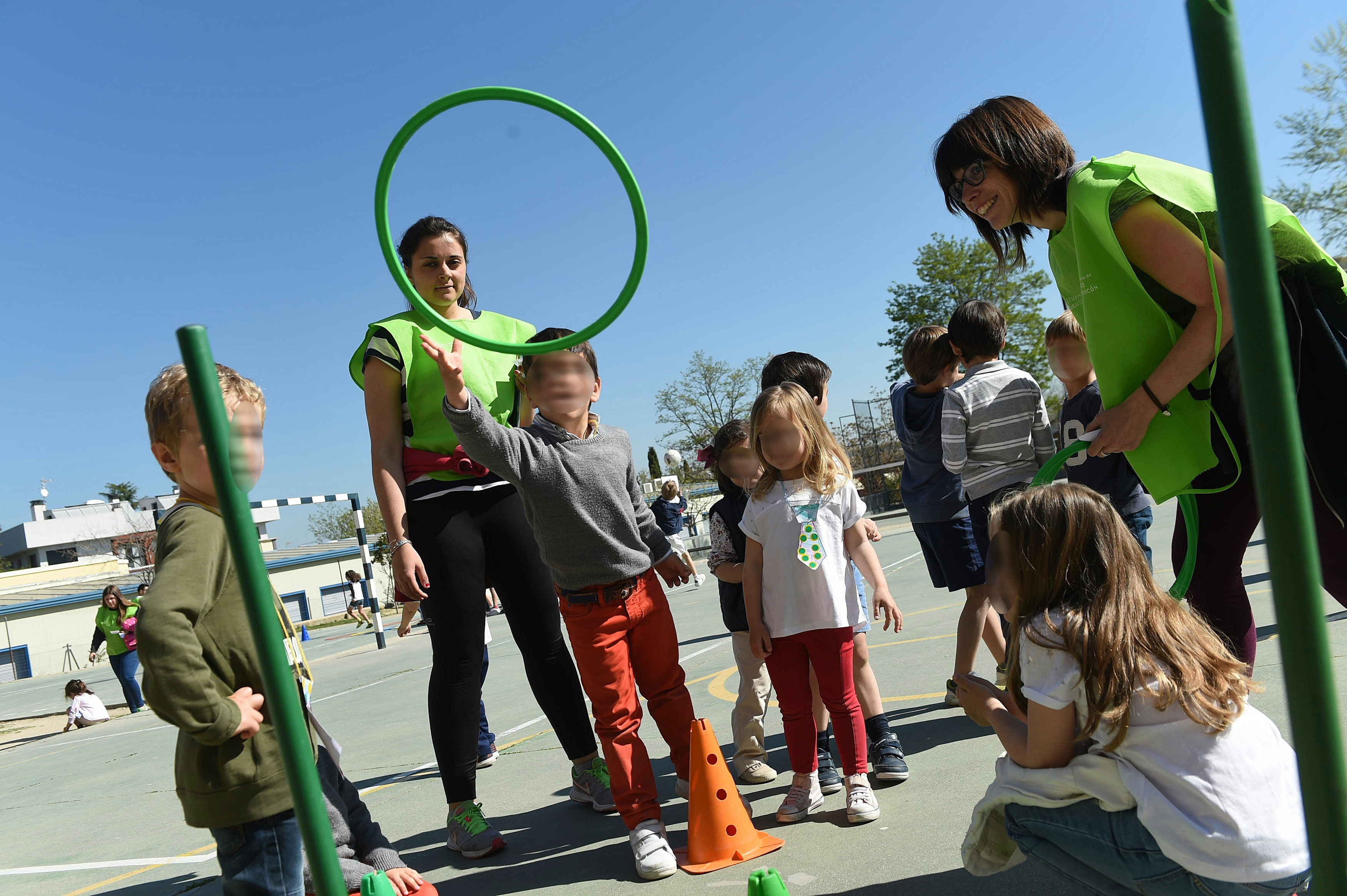 Escolares de la ciudad en un Easter School de ediciones anteriores 