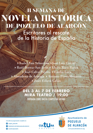 Cartel II Semana Novela Histórica de Pozuelo de Alarcón