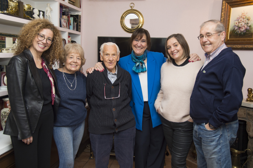 Celebración con un centenario de Pozuelo