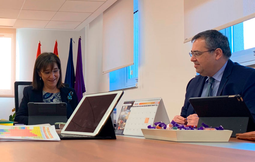 La alcaldesa, Susana Pérez Quislant, en la sesión de la Junta de Gobierno Local