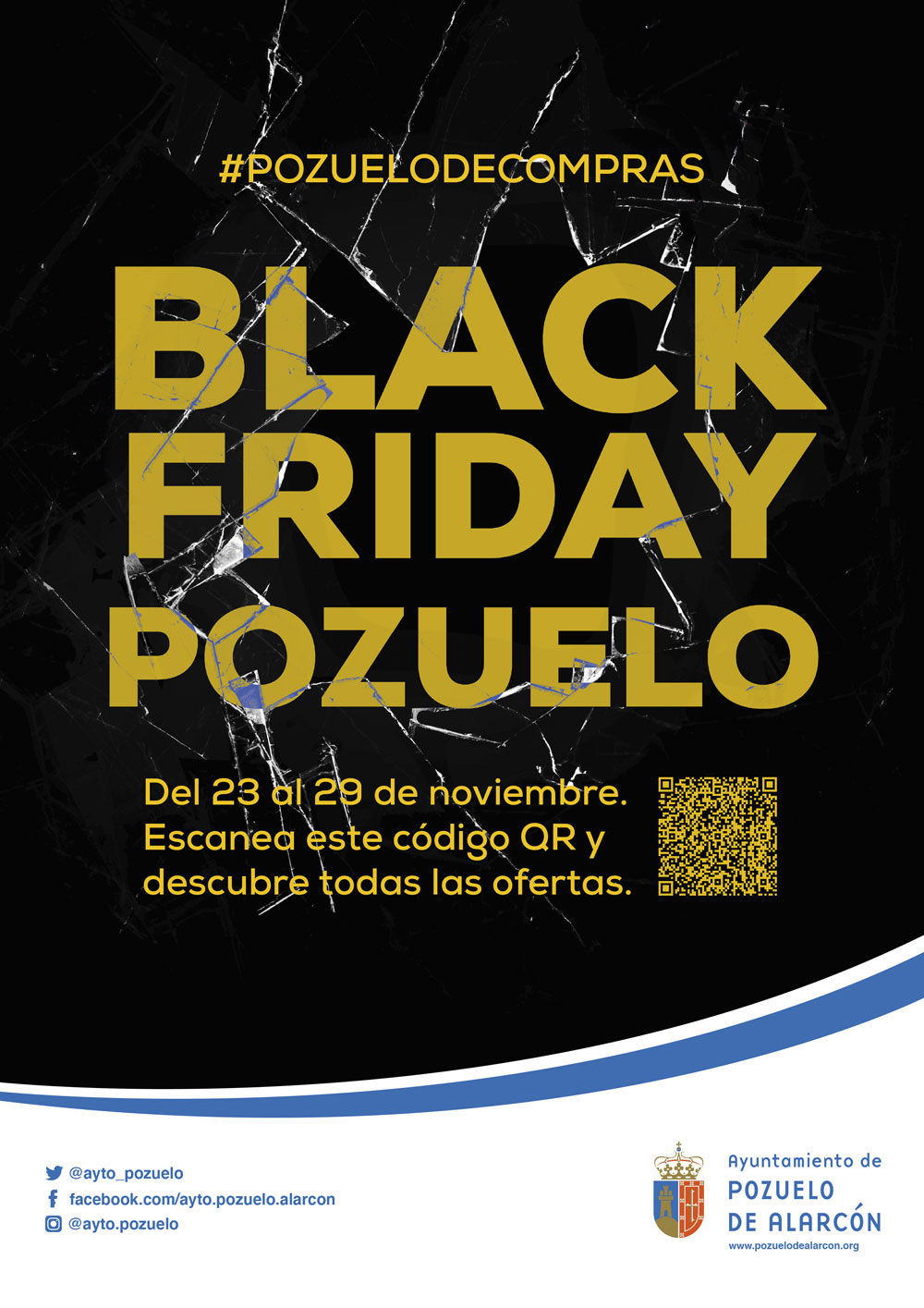 Cartel Black Friday Pozuelo