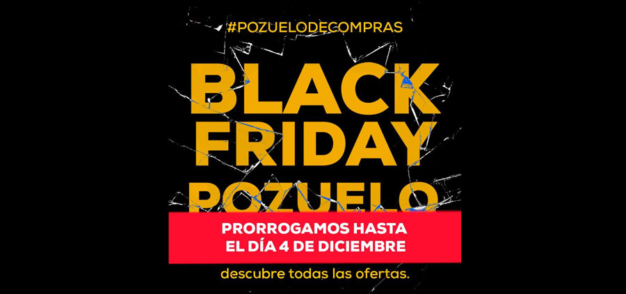 Cartel Black Friday Pozuelo ampliado
