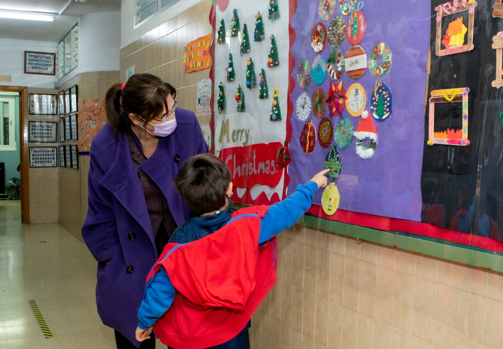 Susana Pérez Quislant visita el CEIP Infanta Elena