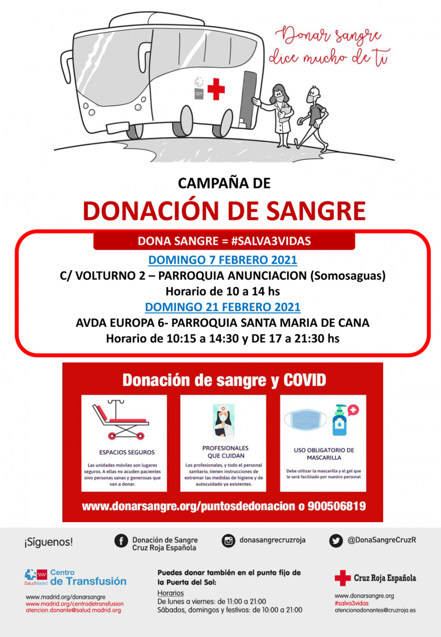 Cartel Donación de sangre