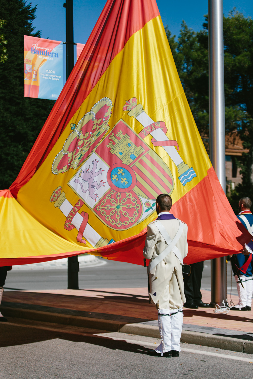 Homenaje a la Bandera de España