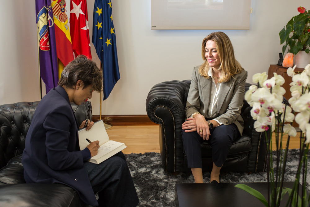 Encuentro alcaldesa con Sonsoles Ónega