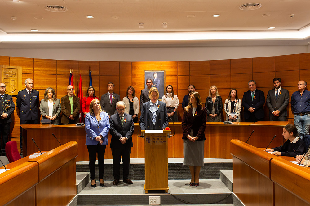 Lectura de la Constitución en el salón del Plenos del Ayuntamiento