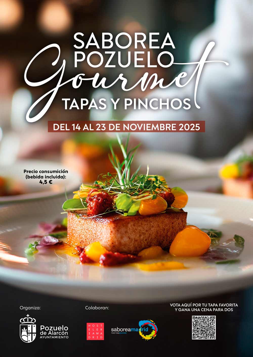 Saborea Pozuelo Gourmet "Tapas y pinchos" noviembre 2025 - Listado de participantes