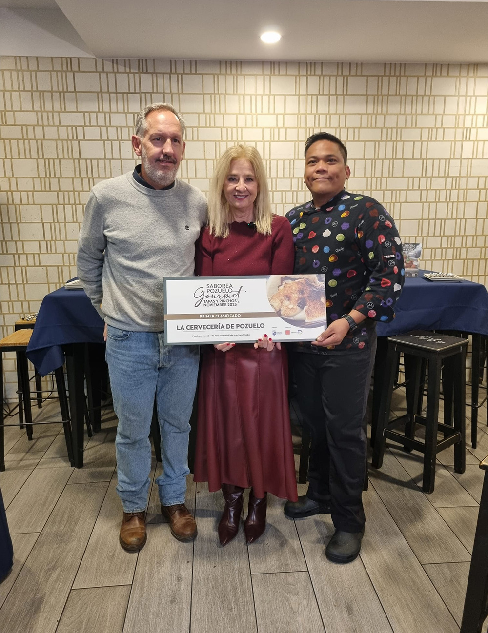Entrega premios Saborea Pozuelo Gourmet "Tapas y pinchos" noviembre 2025 - Listado de participantes