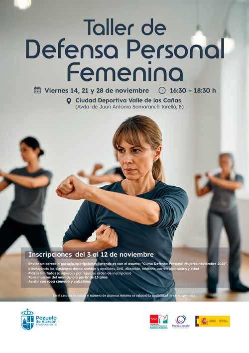 Curso de autoprotección y defensa personal para mujeres
