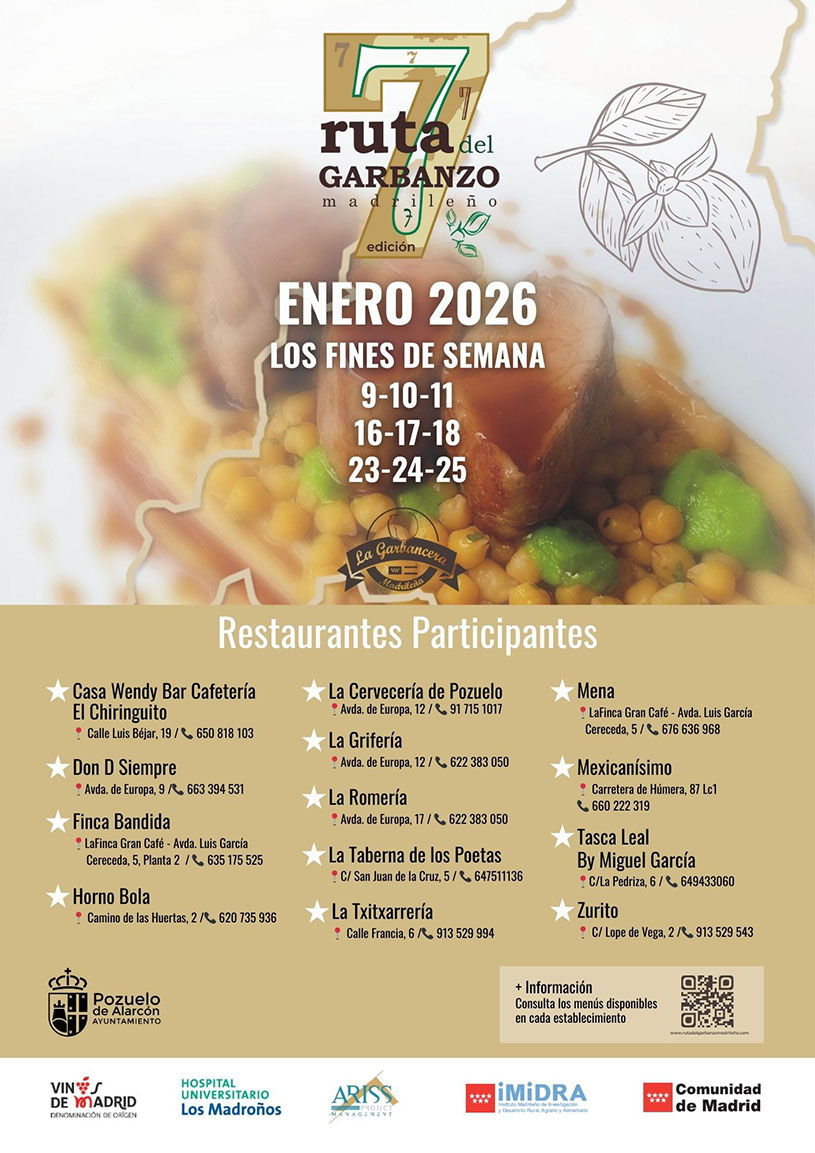 Cartel ruta del garbanzo