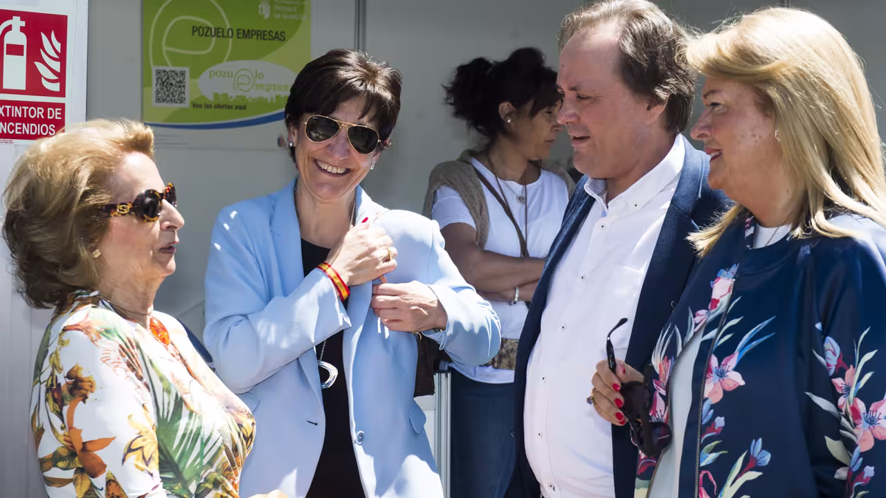 La alcaldesa de Pozuelo, Susana Pérez Quislant, en la XI Feria del Comercio