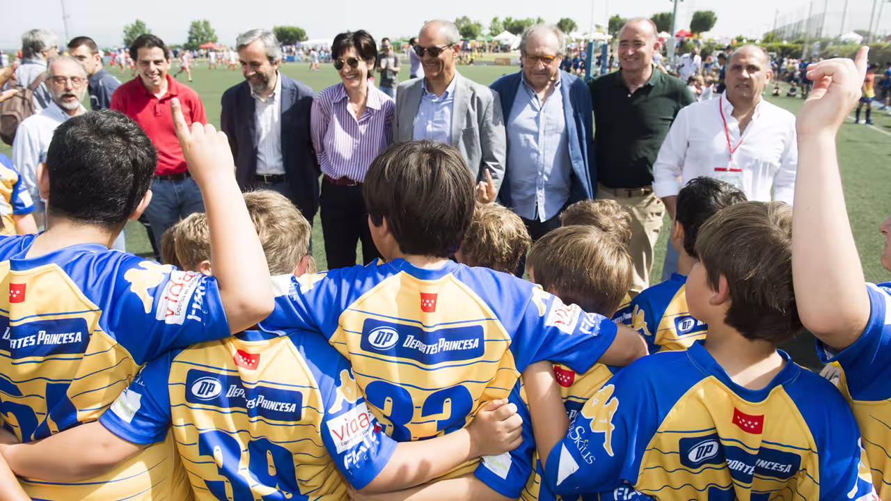 La visita de la Alcaldesa esta mañana