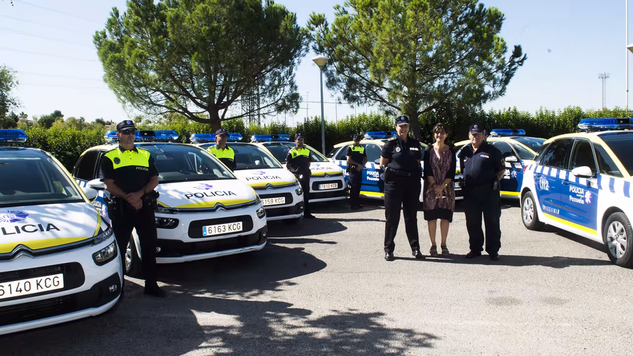 Presentación de los nuevos vehículos de la Policía Municipal de Pozuelo