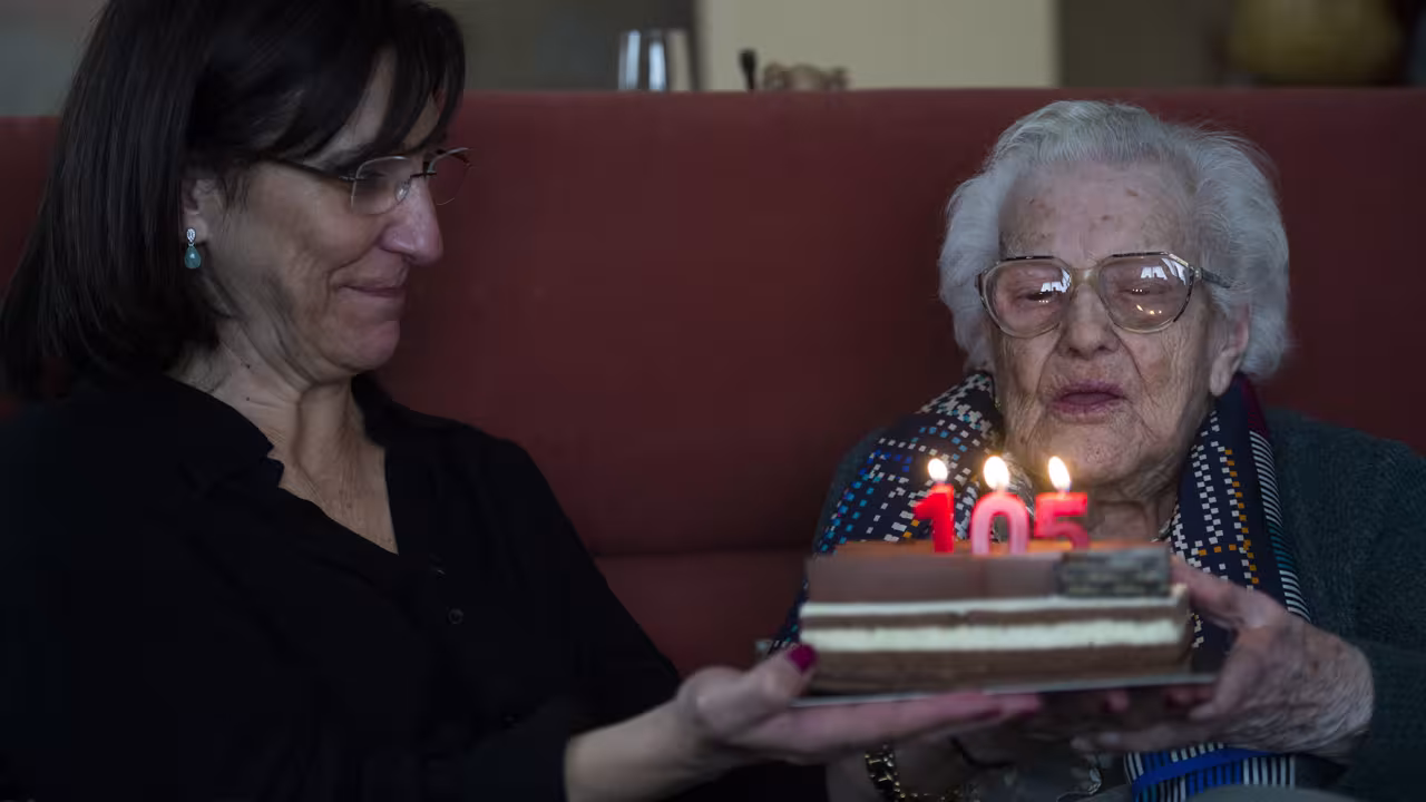 María Rodríguez cumple 105 años