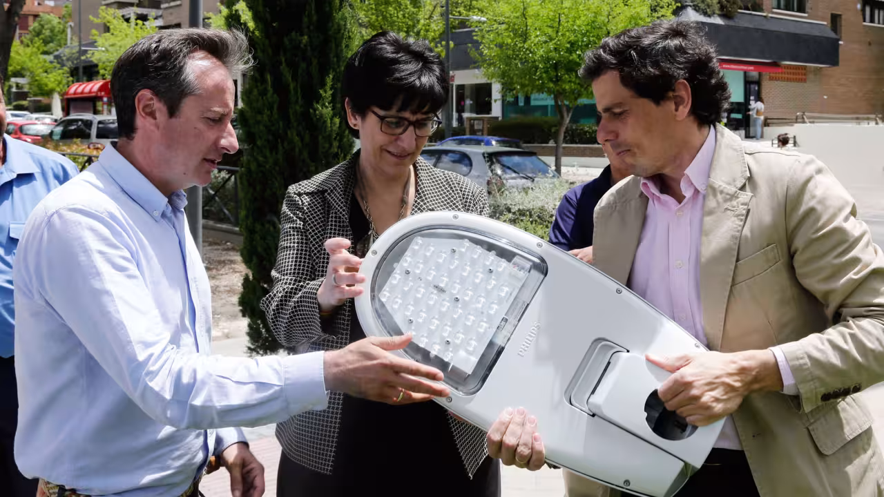 Renovación del alumbrado público en Pozuelo de Alarcón
