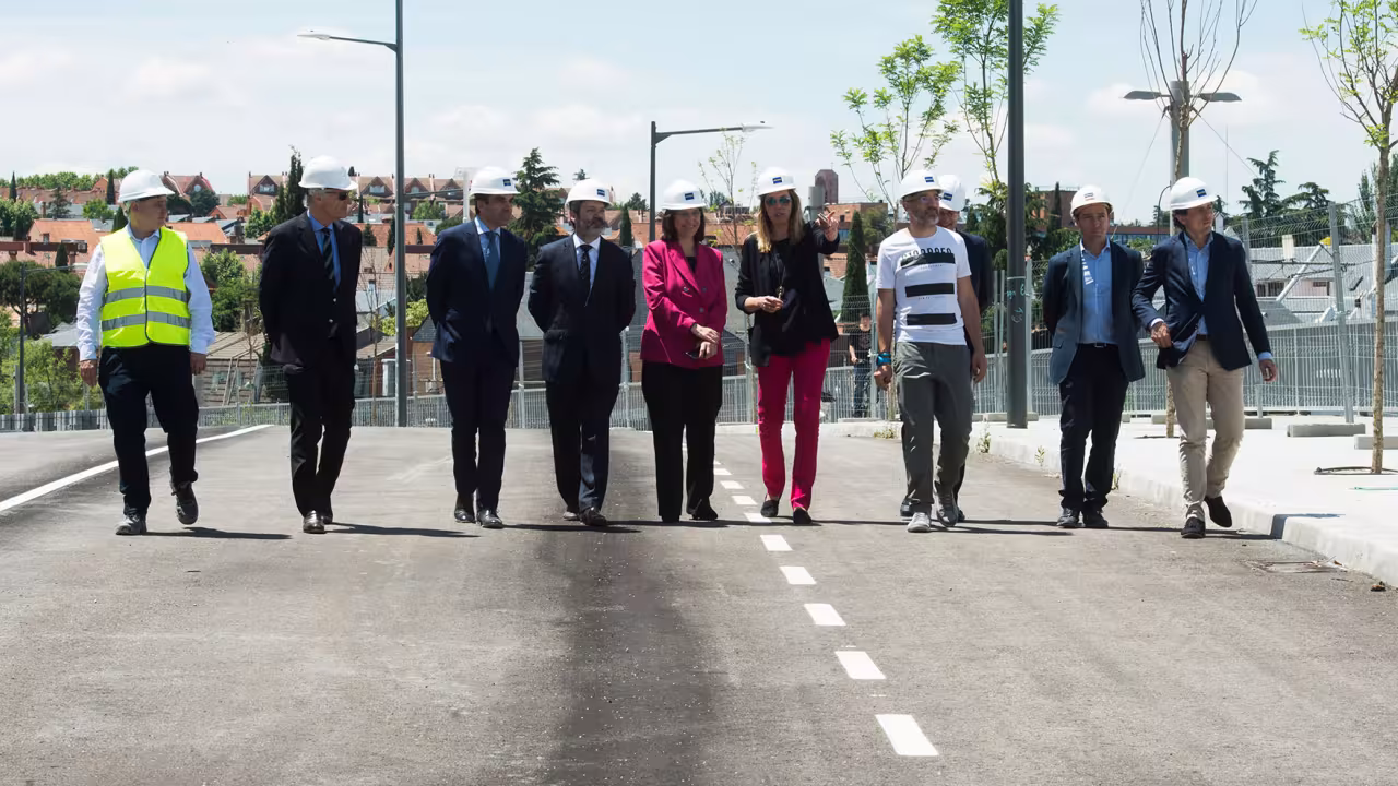 Visita a las obras de la Avenida del Talgo