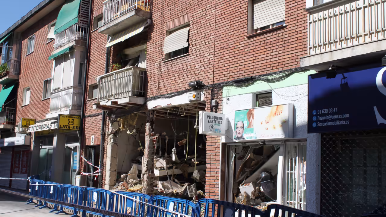 Imagen del edificio afectado