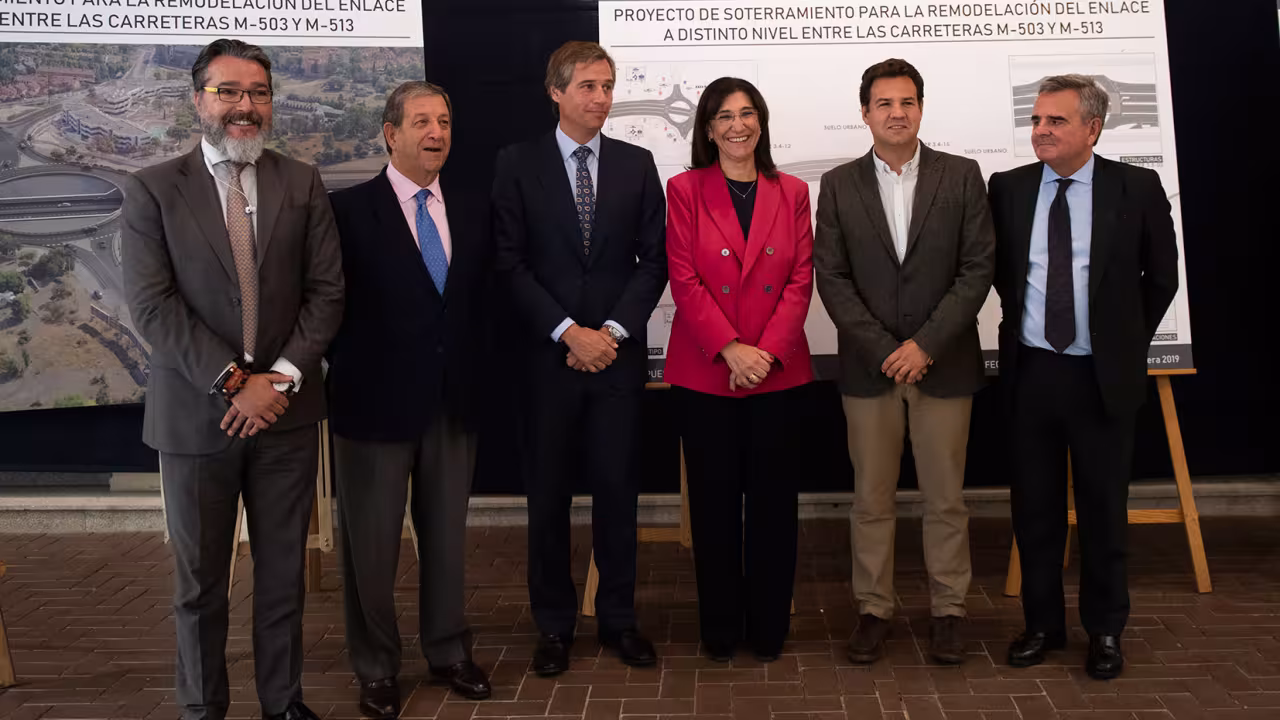 Firma convenio soterramiento rotonda M503