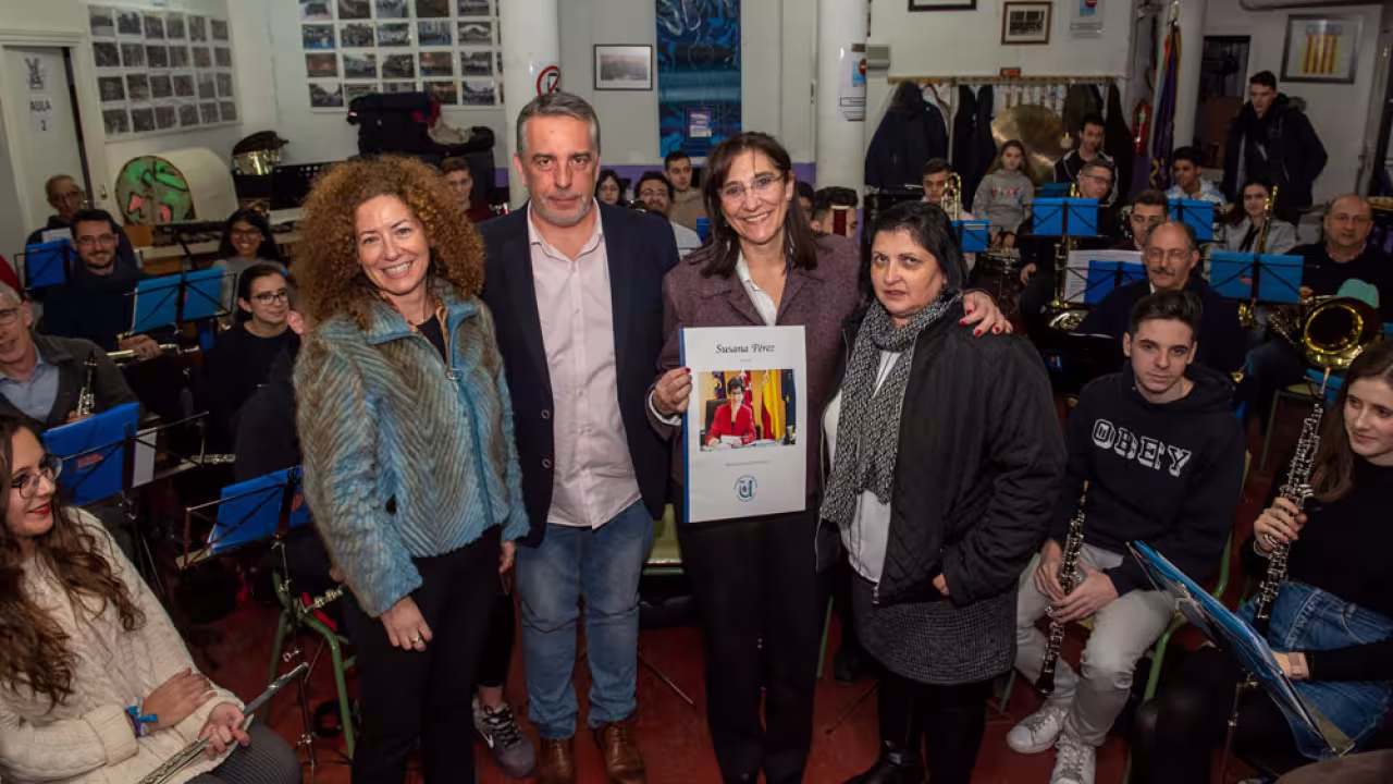 Visita a la sede la Unión Musical