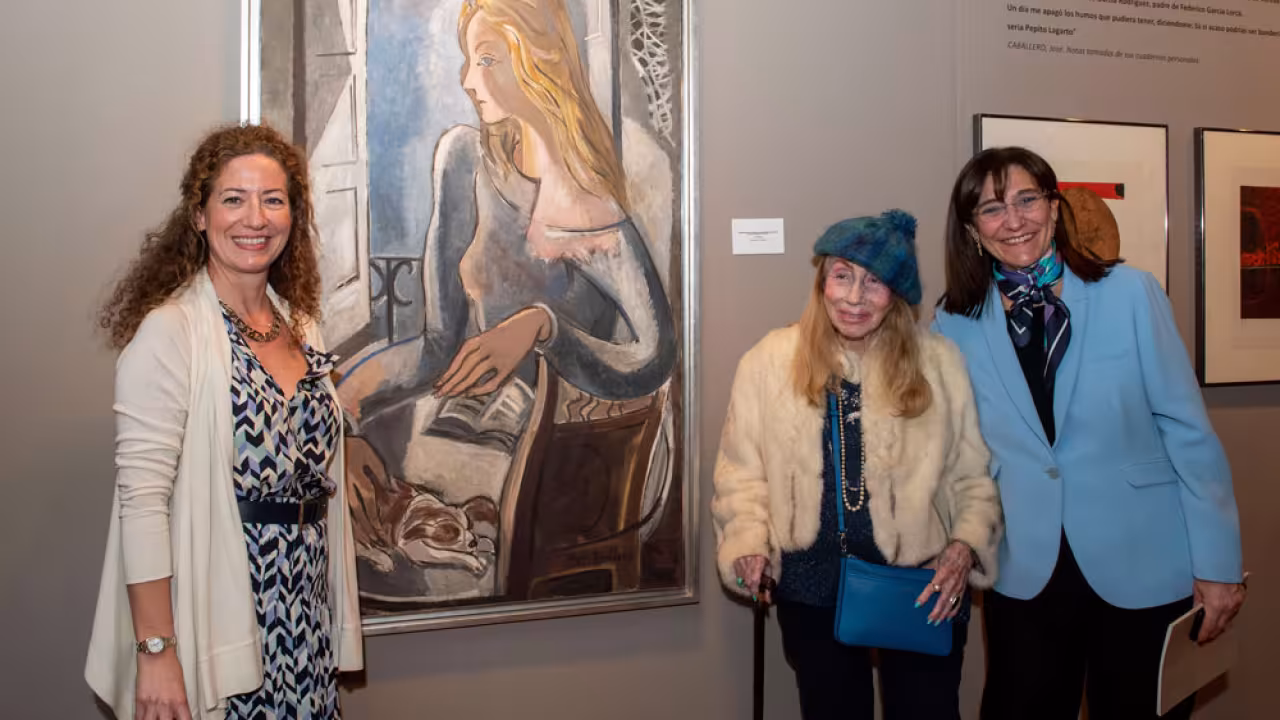 Inauguración de la exposición de José Caballero