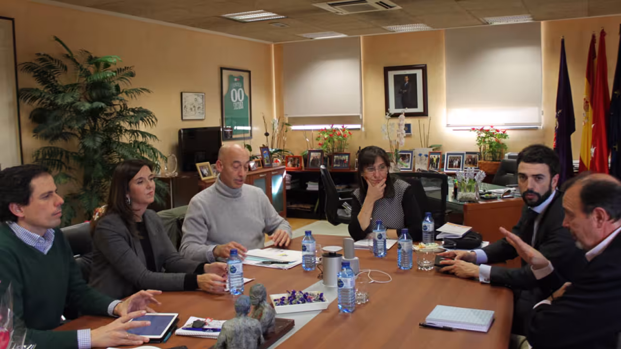 Reunión con los representantes del Colegio Los Ángeles