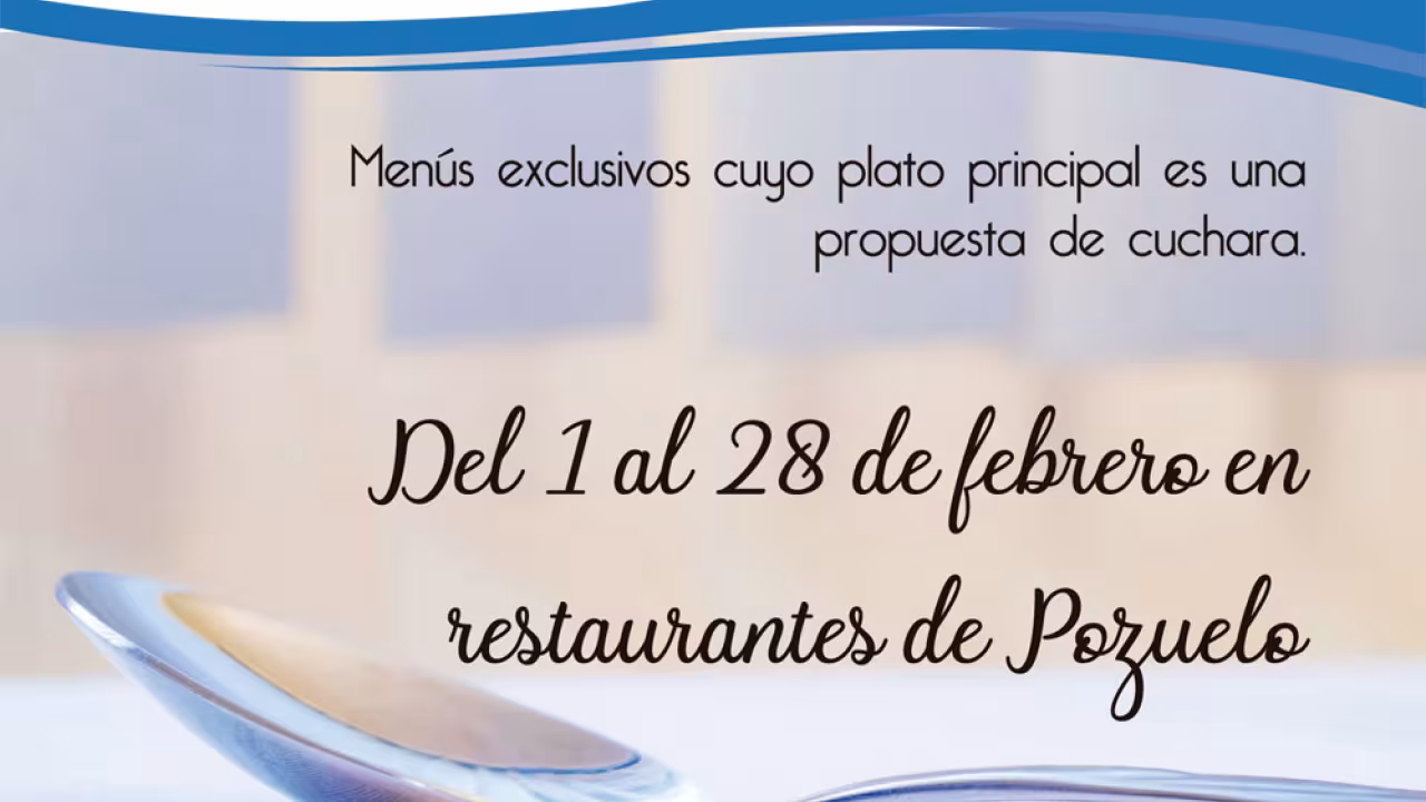 Cartel Pozuelo de cuchara