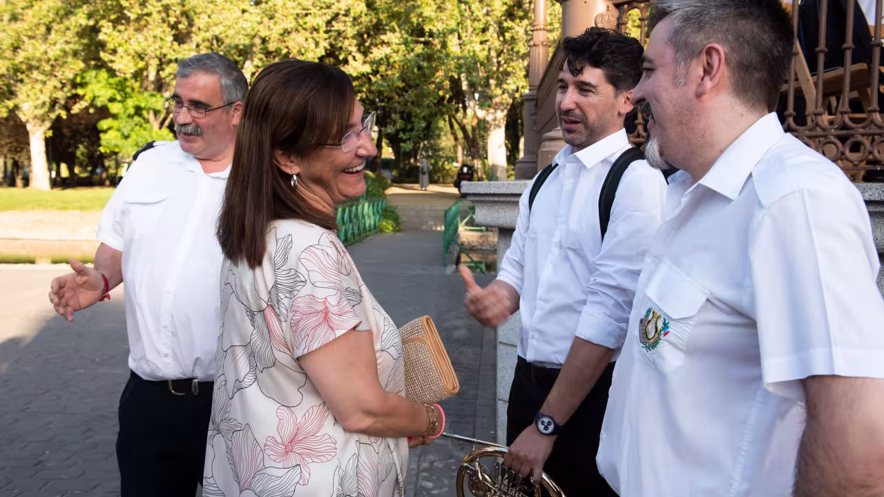 La Banda de Música La Lira de Pozuelo de Alarcón brilló en su concierto en el ecuador de las fiestas de la Virgen del Carmen
