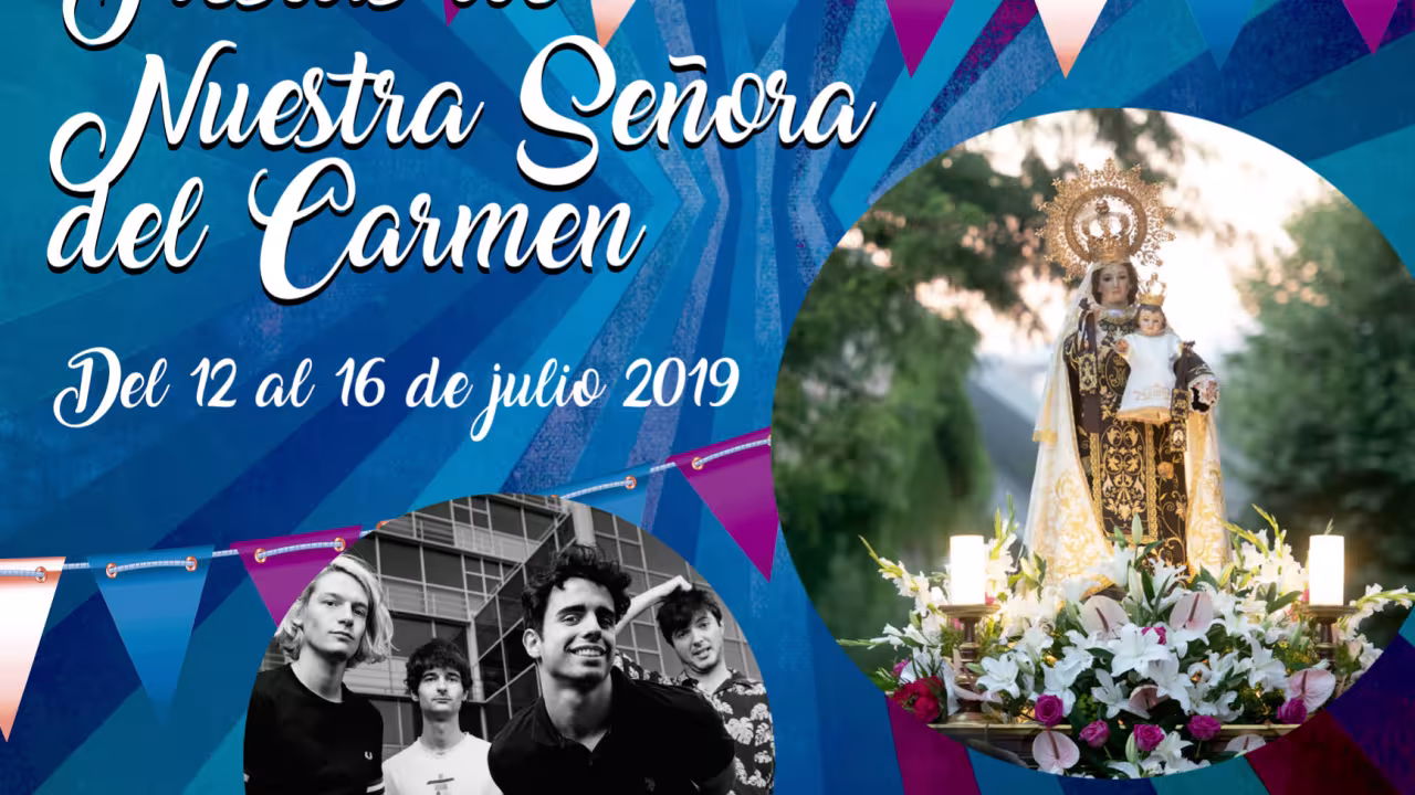 Cartel Fiestas del Carmen 2019