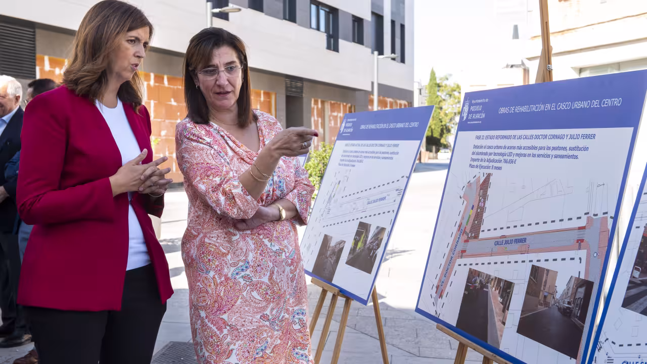 Presentación obras calle Sagunto