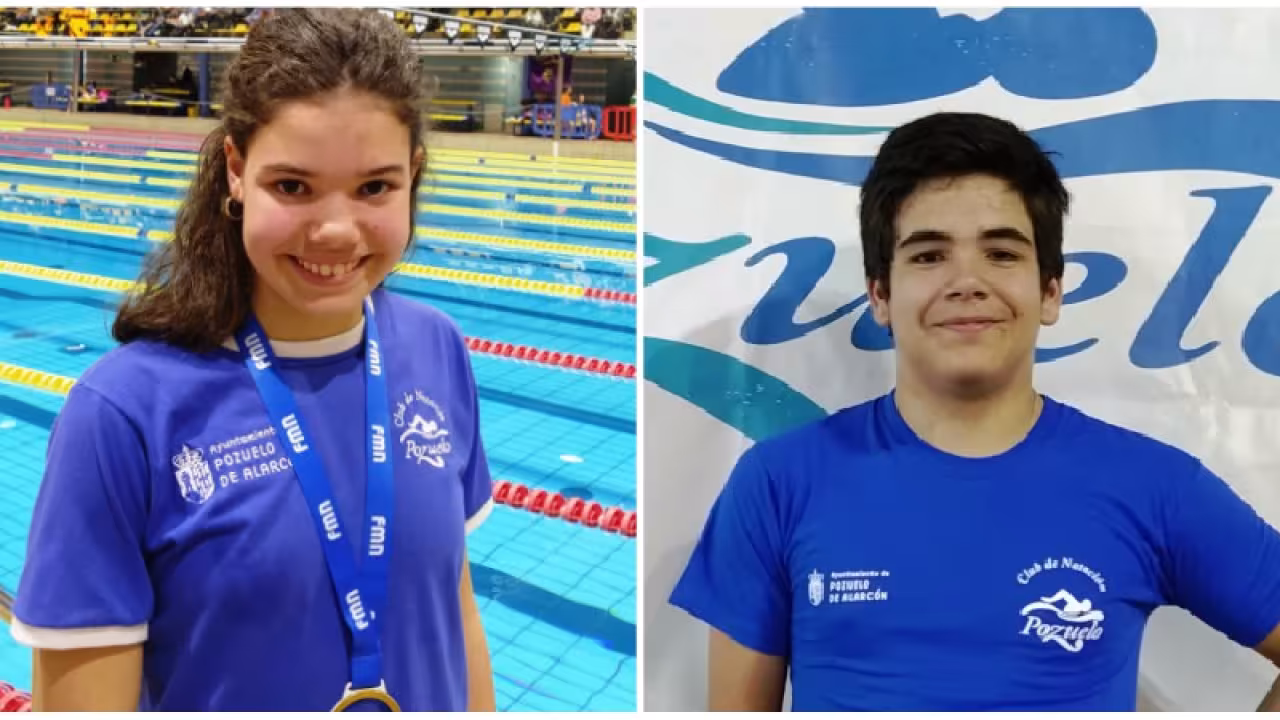Jimena Mazón y Jorge Martínez estarán en el equipo de Madrid en el Campeonato de España Alevín de Natación