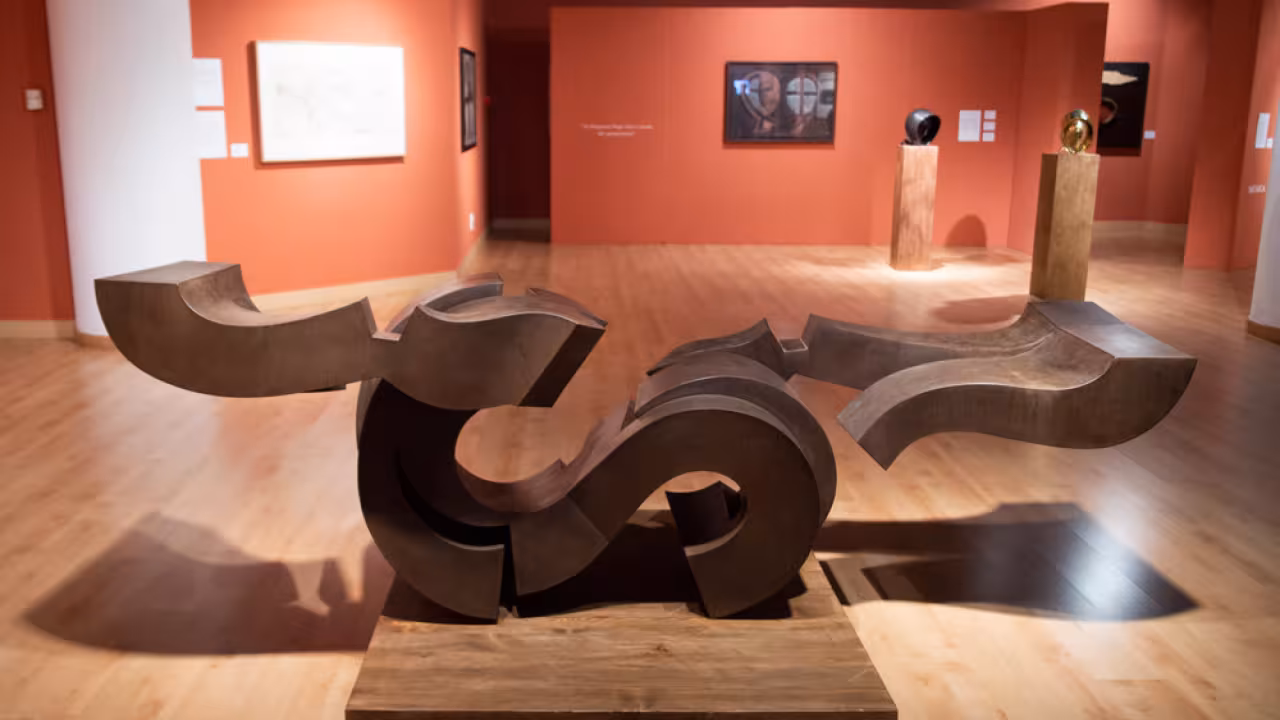 Obra de la exposición Martín Chirino