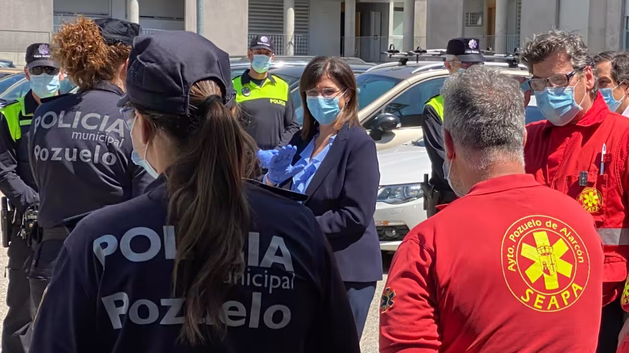 Visita a la sede de la Policía Municipal