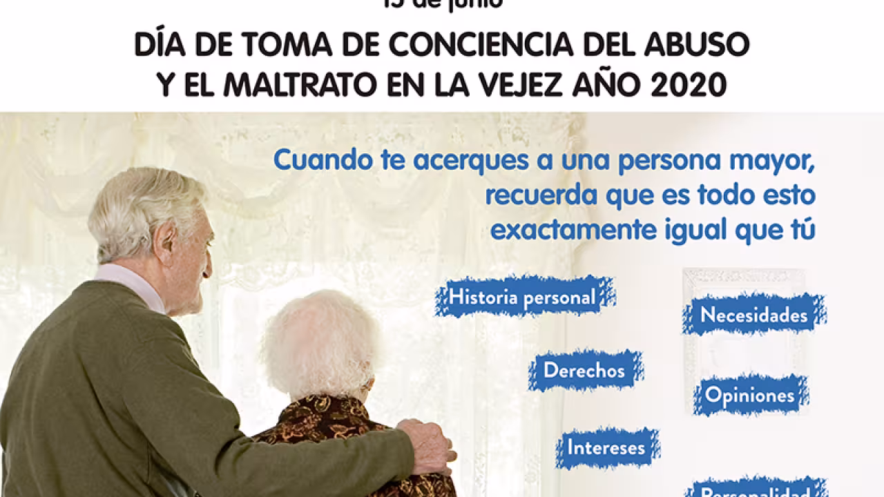 Día Mundial de Toma de Conciencia del Abuso y Maltrato en la Vejez