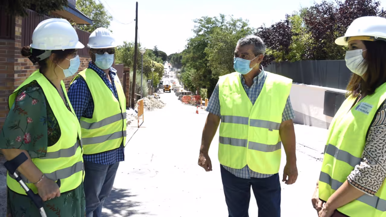 Susana Pérez Quislant visita las obras de La Cabaña