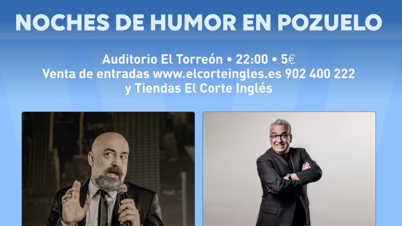 Cartel Noches de humor en Pozuelo