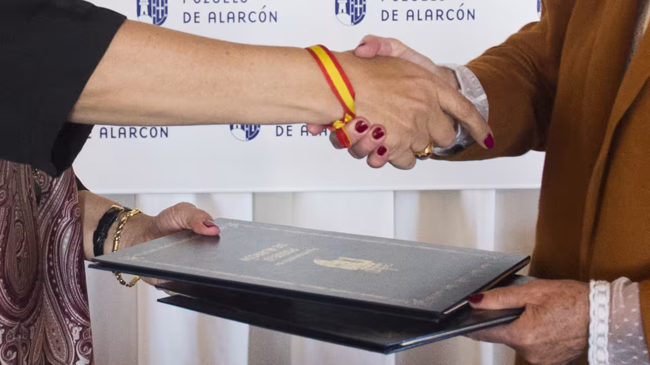 Momento de la firma del convenio de 2016