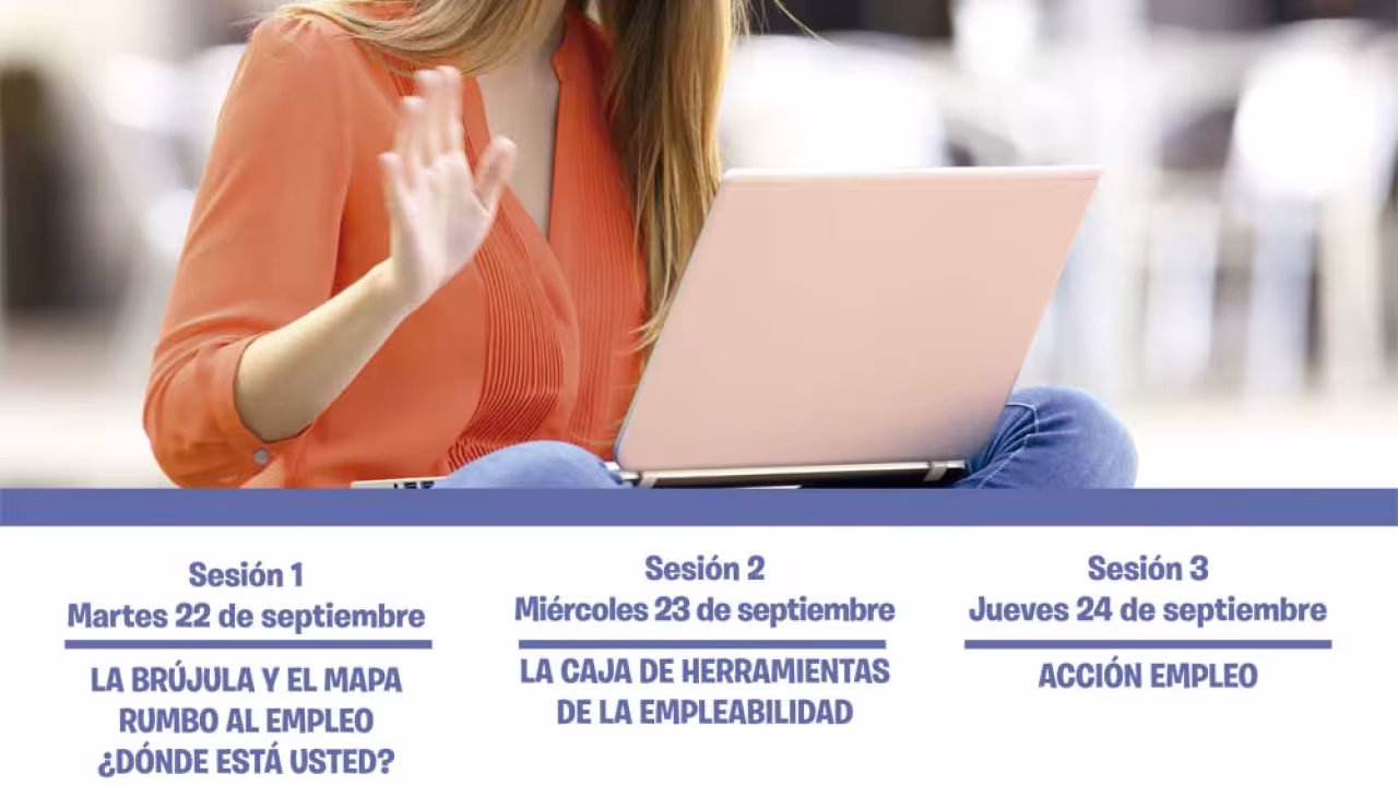 Cartel Semana coaching de empleo