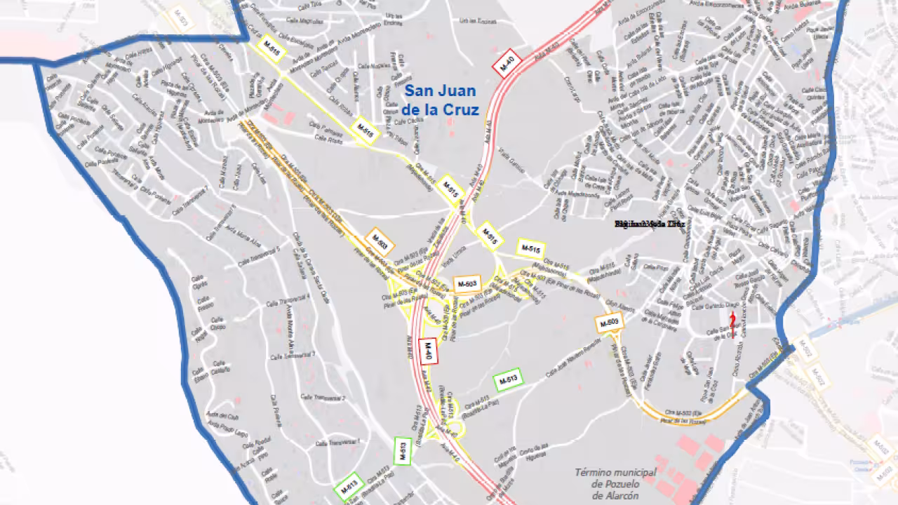 Mapa de zona restringida