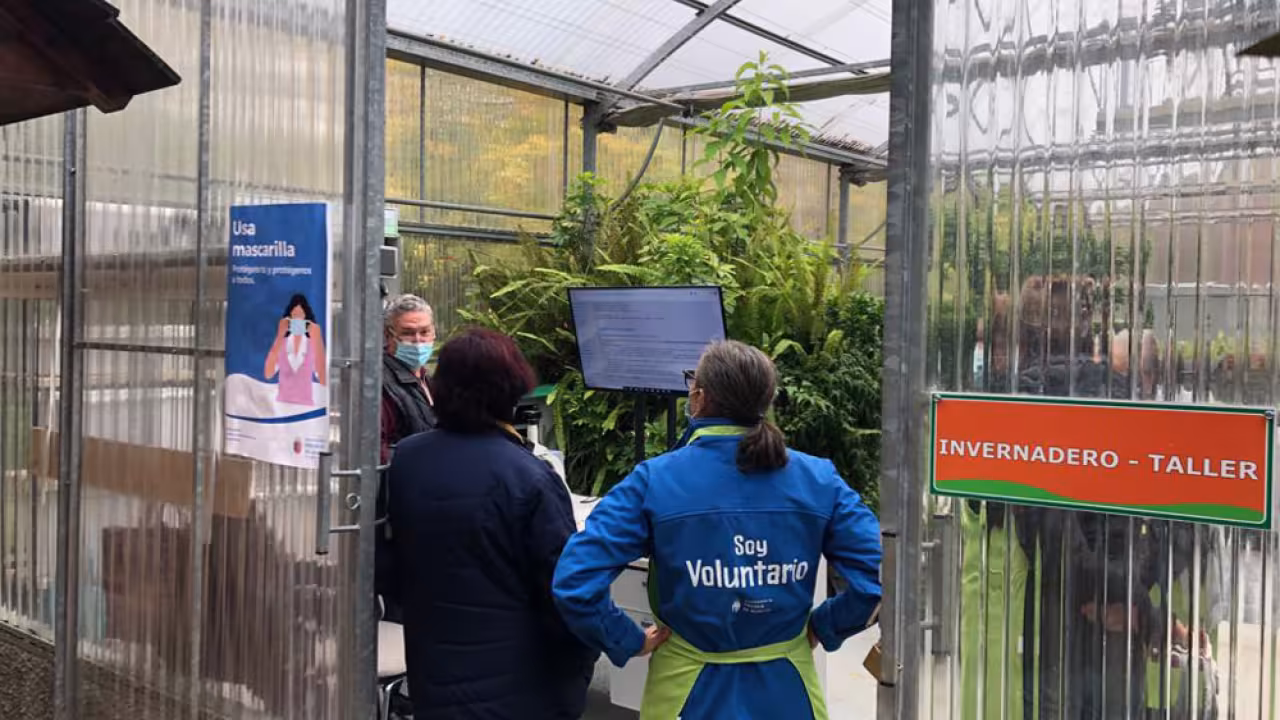 Invernadero del Aula de Educación Ambiental
