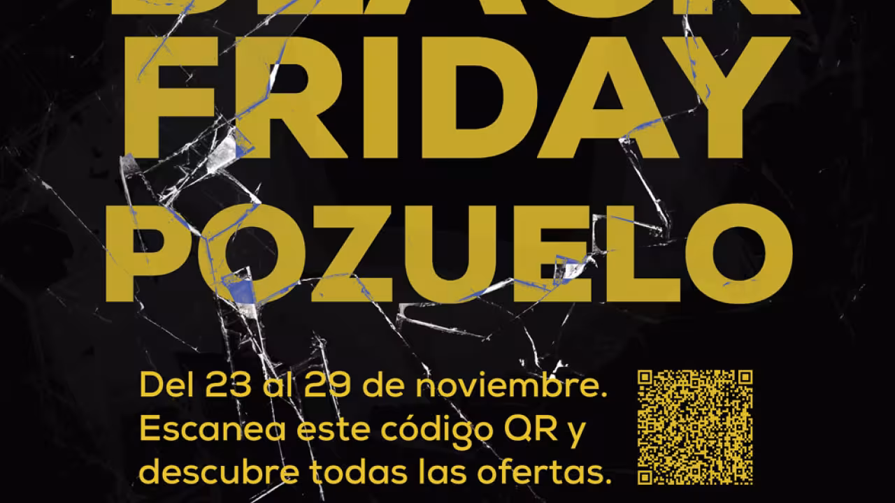 Cartel Black Friday Pozuelo