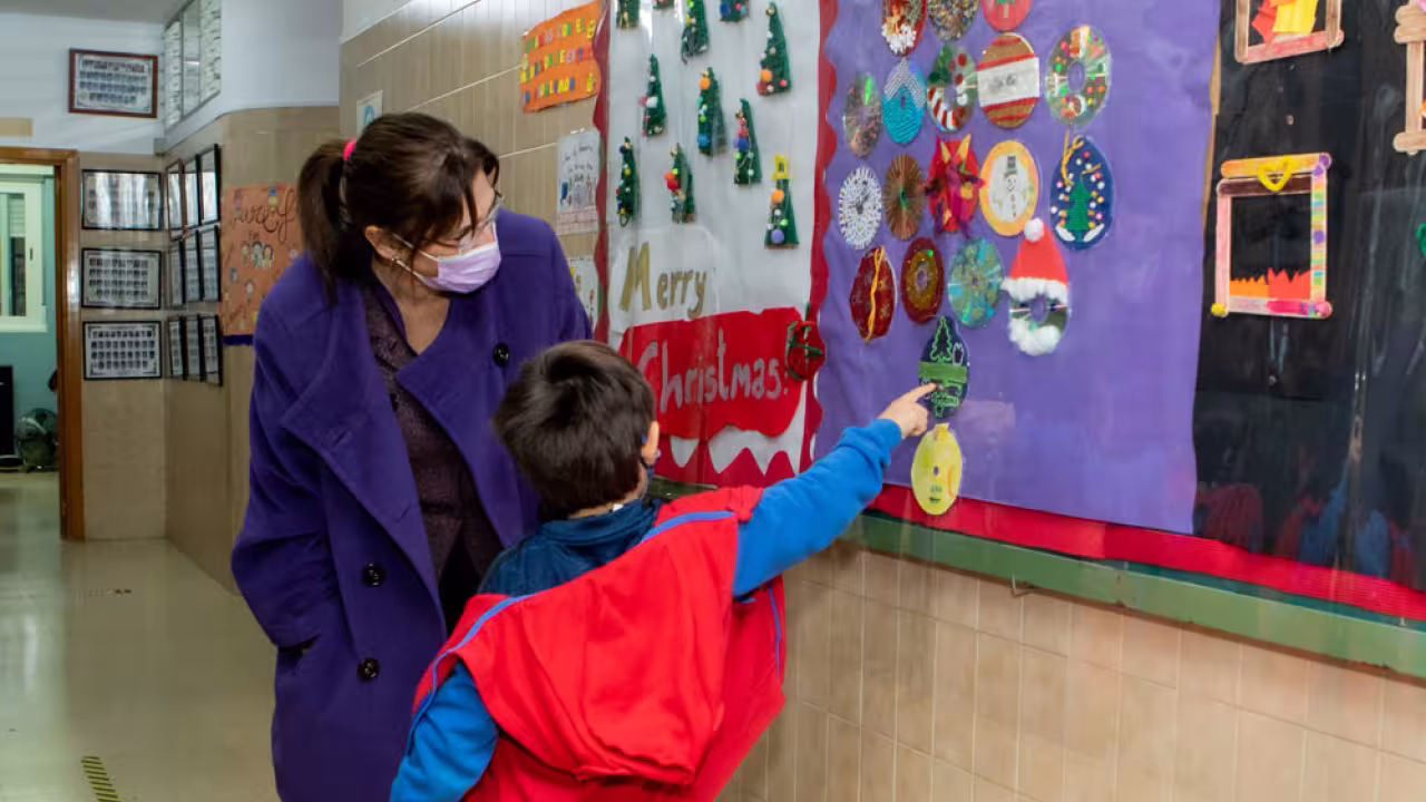 Susana Pérez Quislant visita el CEIP Infanta Elena