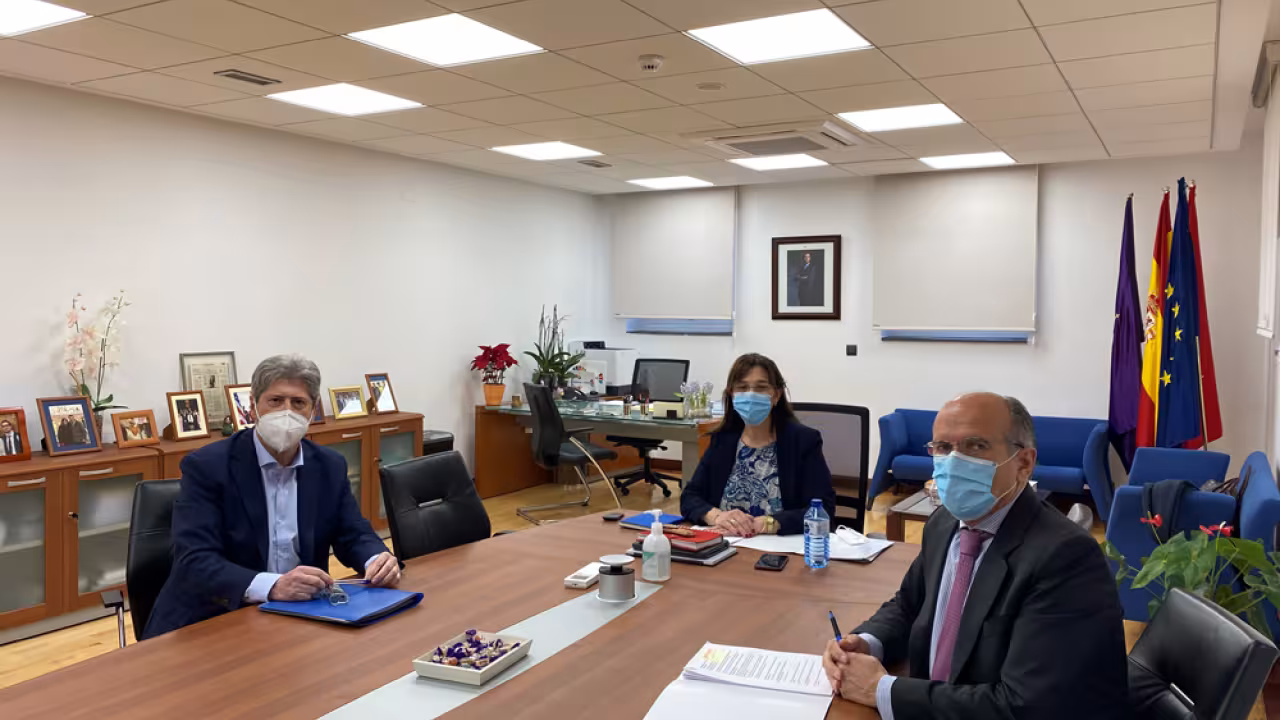 Reunión presidente Colonia Los Ángeles