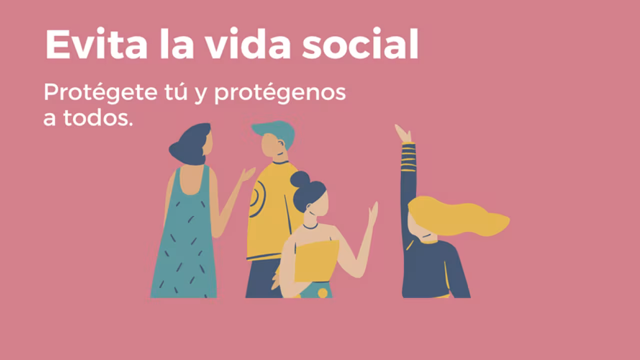 Campaña COVID-19 - Evita la vida social