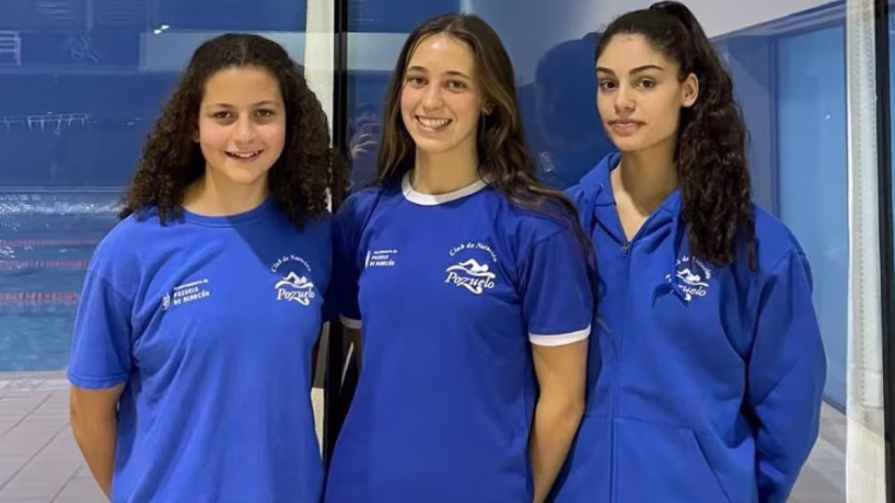 Tres nadadoras del Club de Natación Pozuelo en las selecciones madrileñas infantil y junior 