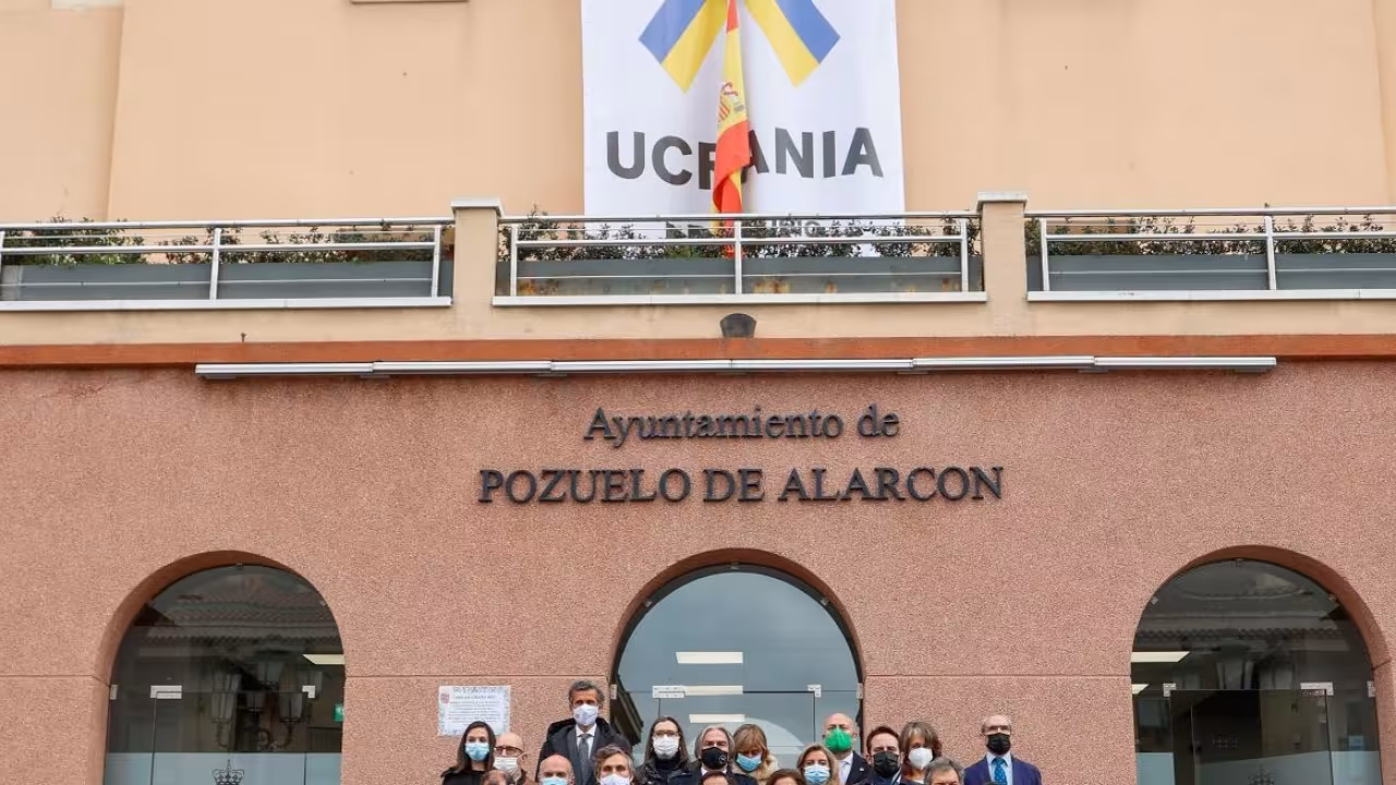 Minutos de silencio por Ucrania