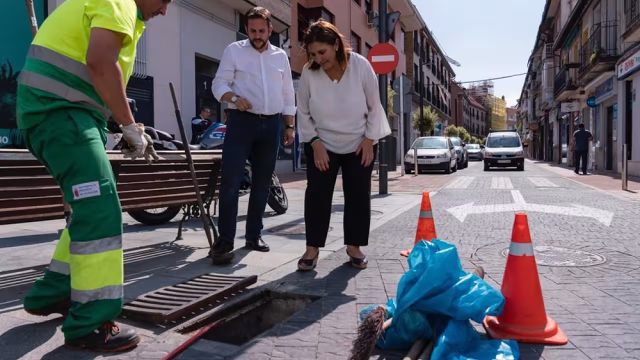 Limpieza de imbornales