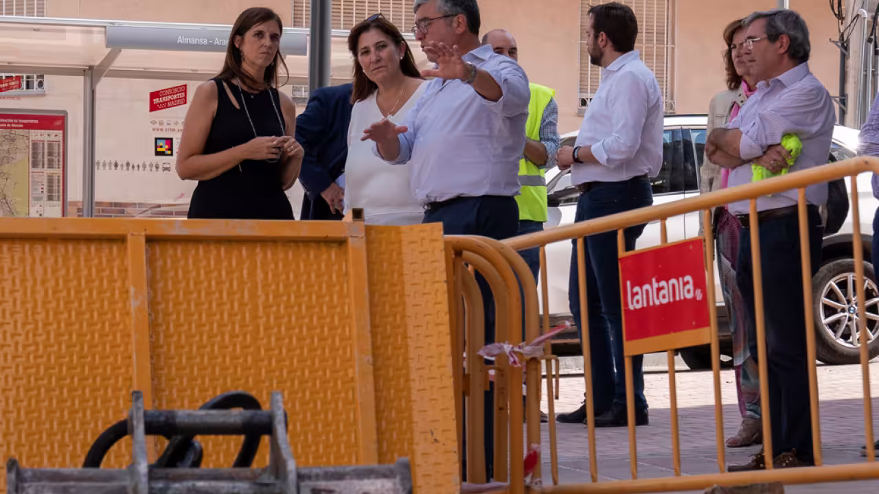 Visita alcaldesa obras de la estación