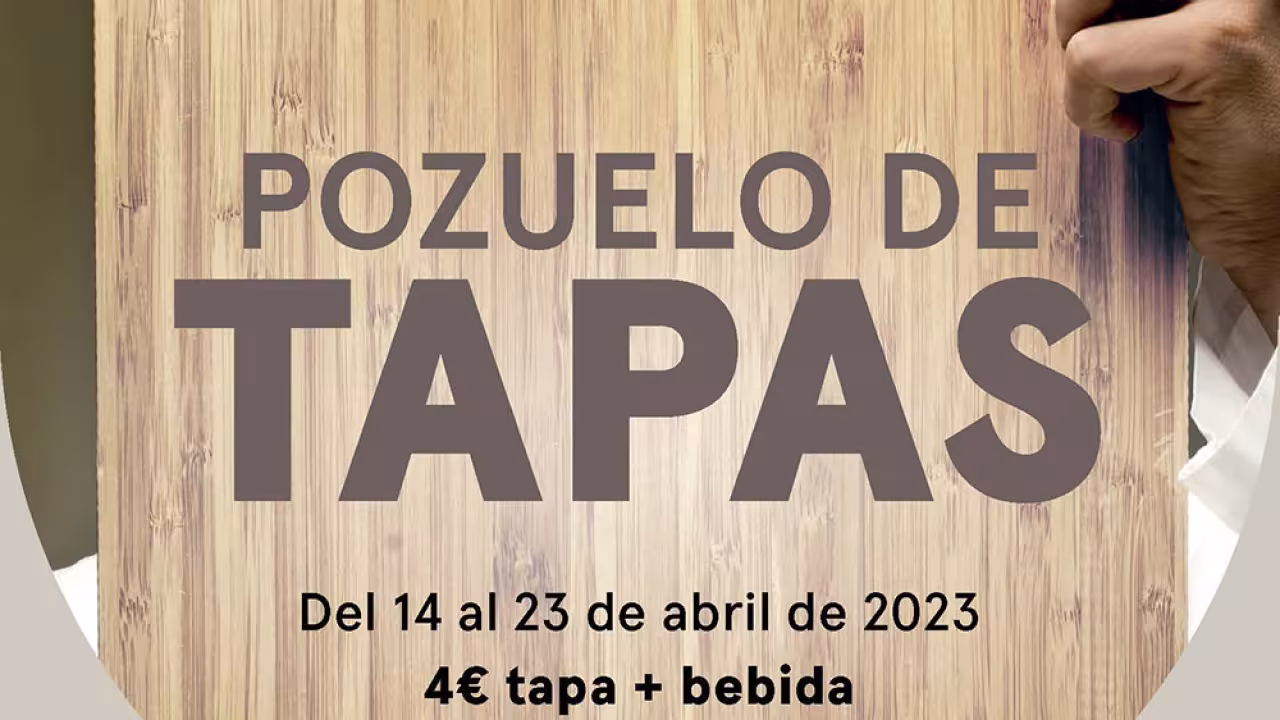 Cartel Pozuelo de Tapas - abril 2023